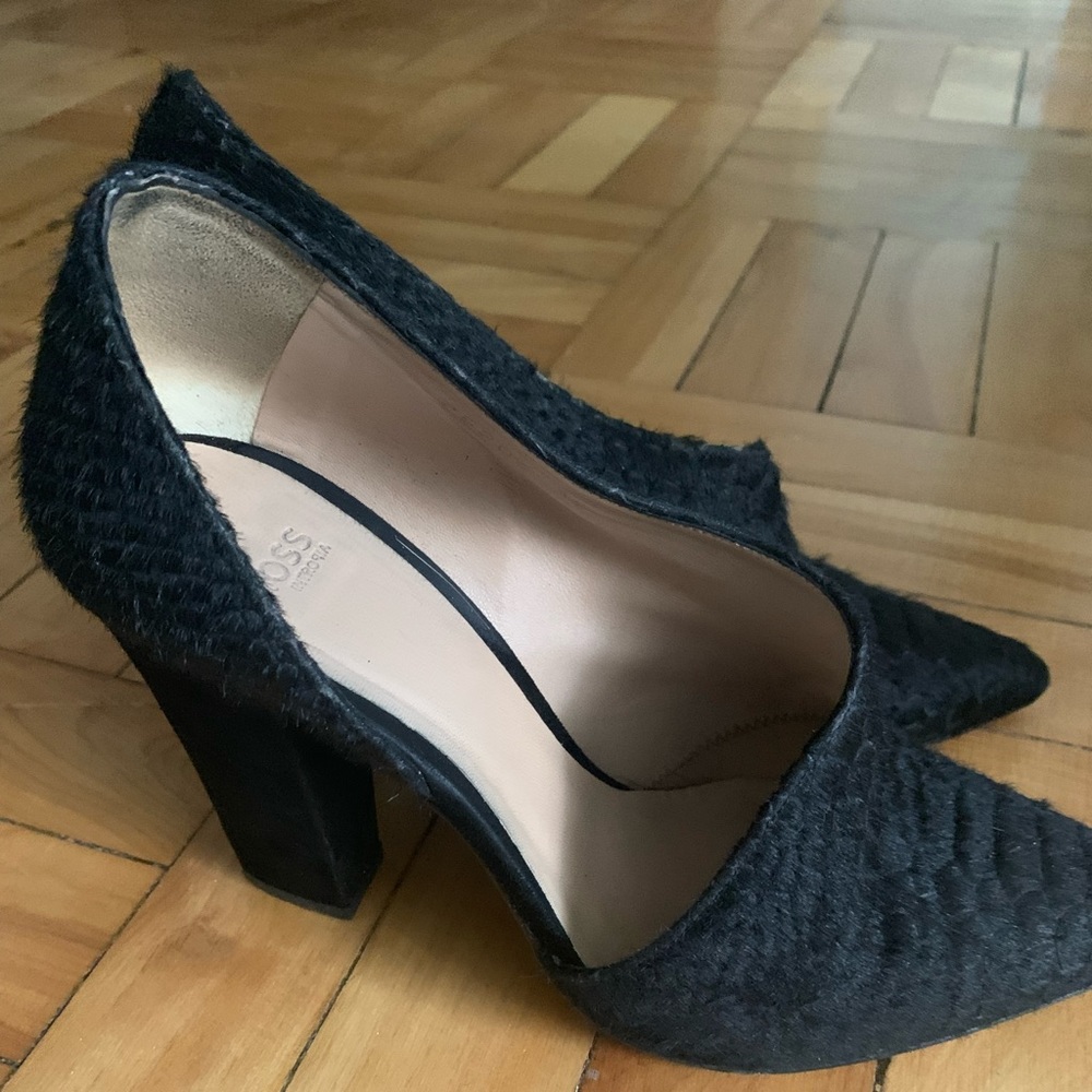 Hoss Intropia Spain Black Suede Pumps Holt Renfrew